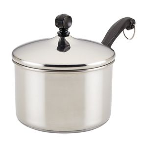 Perol 17cm con tapa, acero inoxidable, Classic Farberware.