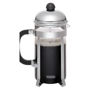 Prensa Francesa 12.7 onzas/ 3 Tazas/ 0.37L, acero inoxidable con jarra de vidrio templado borosilicato. Monet, BonJour.