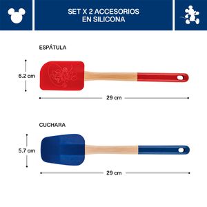 Set x 2 espátulas silicona. Colección Disney Home Bon Voyage. Farberware