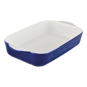 Set x 2 moldes para hornear en cerámica. Colección Disney Home Bon Voyage. Azul y rojo