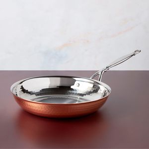 Sartén 25cm de Cobre interior Acero Inox. Línea Ruffoni Opus Cupra.